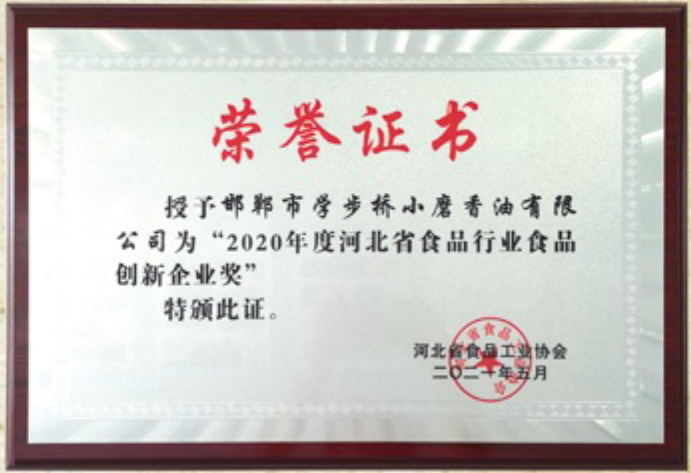 2020年度河北省食品行业...